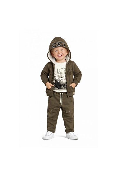 Bebepan Sheep Boys' Tracksuit 3-Piece Set
