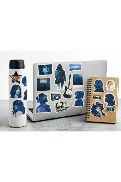 Limitless Design مجموعة ملصقات موسيقى البوب الجمالية مقاس 22x30 سم - ديكورات ...