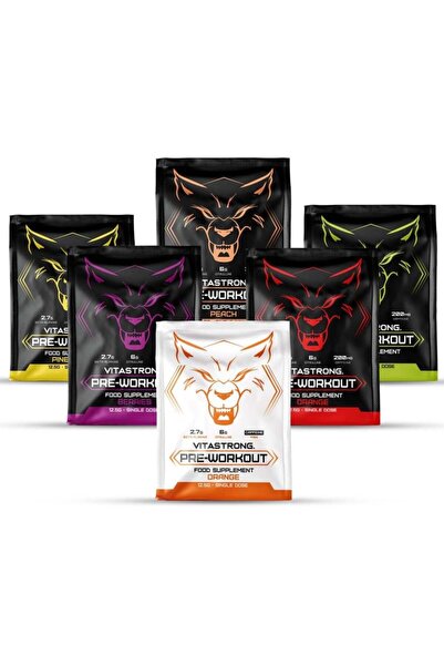 vitastrong Monodoză pre-antrenament plic îmbunătăți performanța fizică. 5 pli...