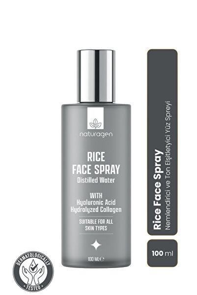 Naturagen Pirinç Özlü Yüz Spreyi 100 ml | Aydınlatıcı, Ton Eşitleyici | Hyalu...
