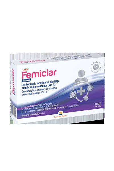 SUN WAVE PHARMA Femiclar Imun, 30 capsule,