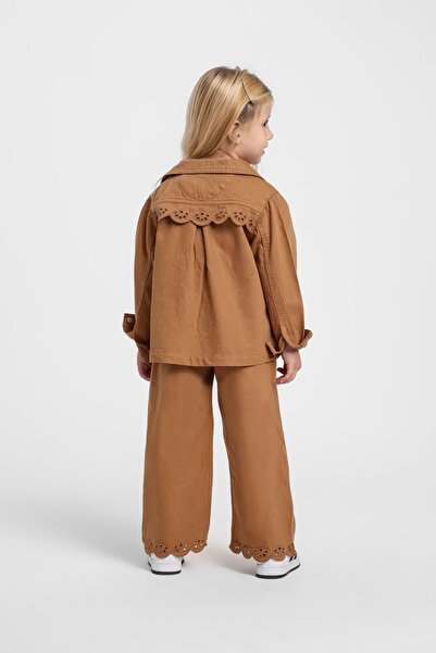 Escabel جاكيت جينز للبنات مطرز 26170