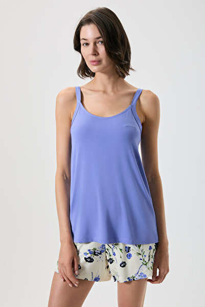 Catherine's Floral Print Suspender Shorts Set