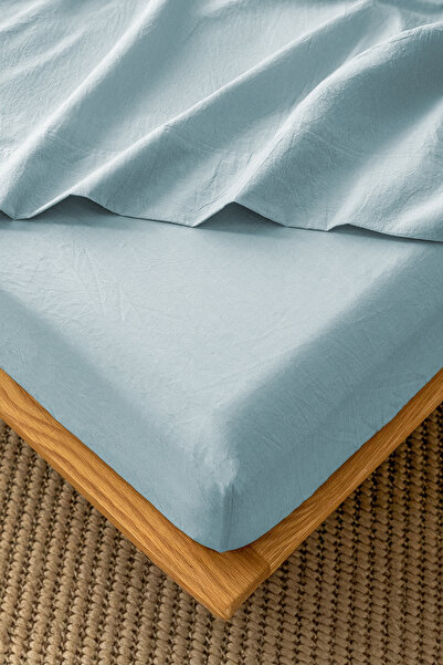 NazeninHome Ranforce 100% Cotton Fitted Sheet |   Single |   Double |   Batta...
