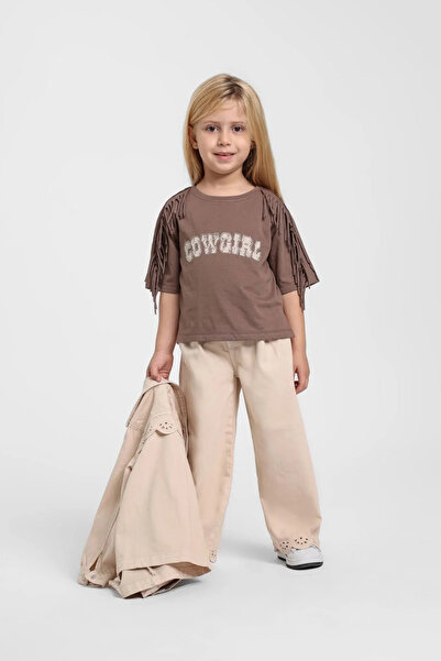 Escabel جاكيت جينز للبنات مطرز 26170