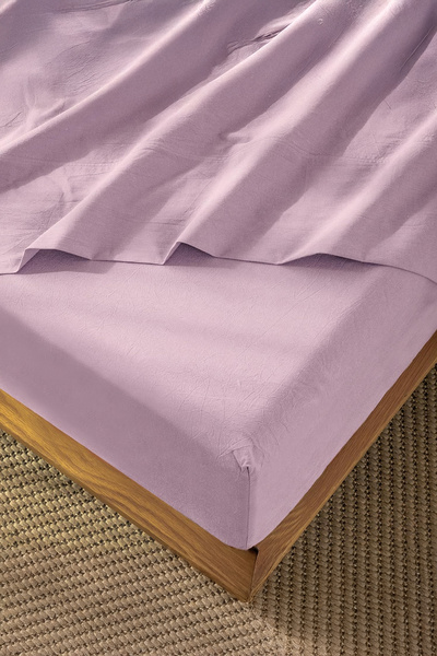 NazeninHome Ranforce 100% Cotton Fitted Sheet |   Single |   Double |   Batta...