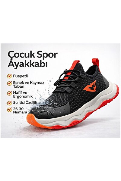 PAPUCUMUN DÜNYASI Daily Children's Sports Shoes Water-Repellent Dalgıç Kumaş