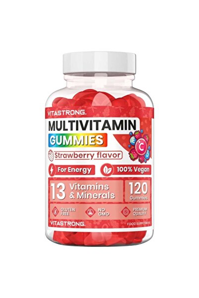 vitastrong Premium GUMME MULTIVITAMINE 120 bomboane – Energie și imunitate în...