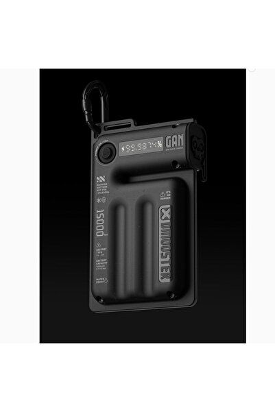 dmooster TACTIC 15000mAH 66w PowerBank Su Geçirmez (İP66) Askılı Kampçı Power...