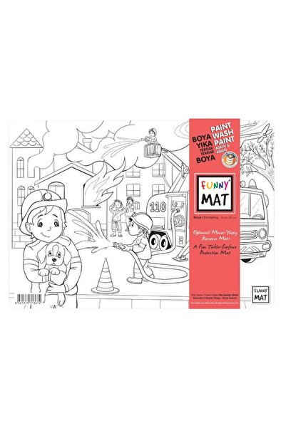 Optimum Kitap فاني مات - سيارة إطفاء صغيرة