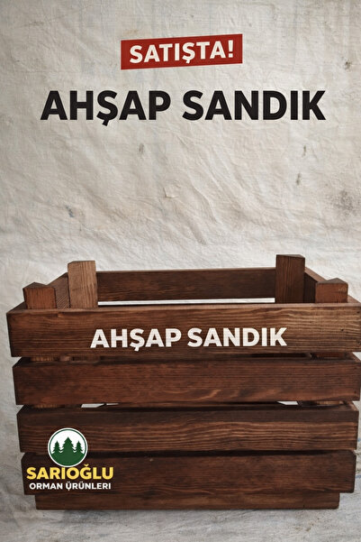 Sarıoğlu Ahşap Kasa Sandık Eşya Organizer en boy (42X27) adet fiyatıdır