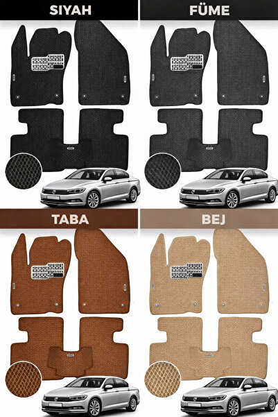 Volkswagen Passat B8 3D Tam Set Paspas Takımı