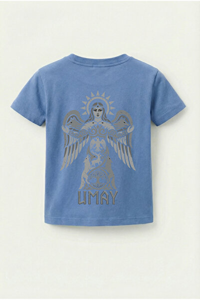 nirvoda تي شيرت للأطفال عن الأساطير التركية - أوماي أنا - رموز تركية مطبوع تي...