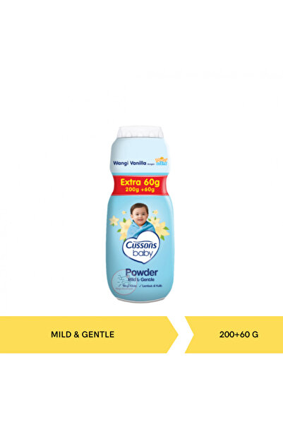 Cussons Baby HABIS POWDER MILD&GENTLE 200+60 G