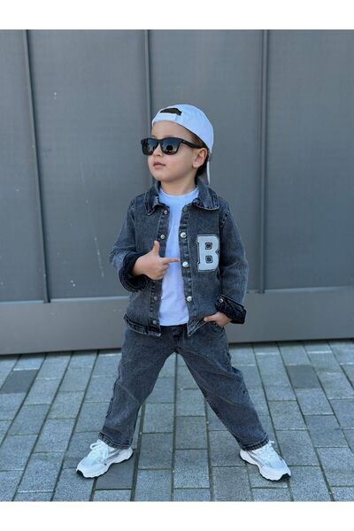 MİA SHİNE S Set de blugi din 3 piese pentru băieți