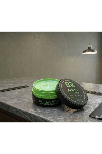 Black Red Wax Aqua Black Red "Green Gloss" - Ultra Crystal Shine & Stretchy H...