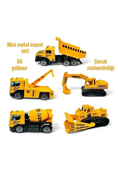 RAMO'S STORE Oyuncak iş makinaları seti kepçe,bulldozer ,araç çekici,beton mi...