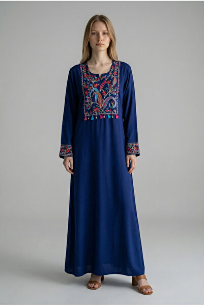 KASHKHA "Aseel" Royal Jalabiya – with traditional embroidery and vibrant colors