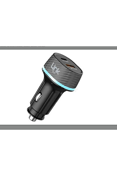 Linktech C433 Safe Dual PD QC 55W Süper Hızlı Araç Şarj Başlığı