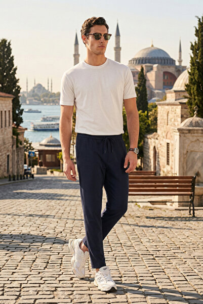 Buratti Pantaloni Regular Fit cu talie normală pentru bărbați bumbac lu PANTA...