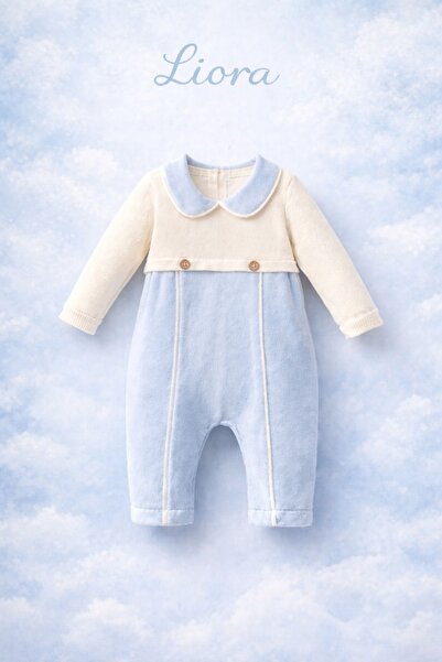 Nipperland Erkek Bebek Kadife Tulum