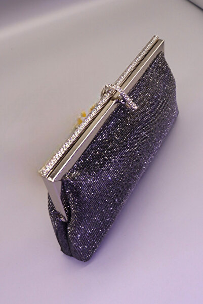 HFKY Women's Evening Dress Bag. Stone-Embellished Evening Bag