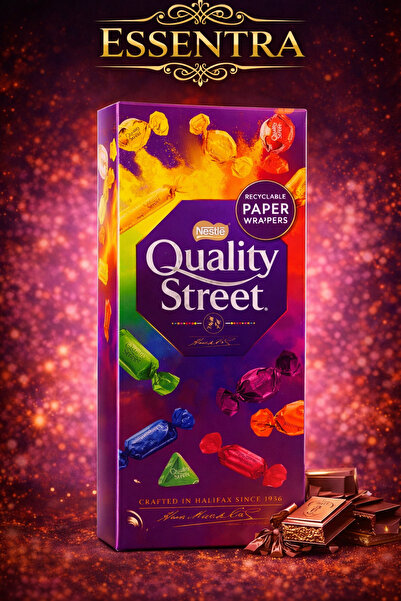 Nestlé Quality Street Karışık Çikolata Kutu t Assorted Chocolate Gift Box 220G