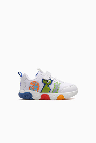 Vicco Number Boy's Lightweight Lighted Sports Shoes 26Y 346.160 Pe White/Blue