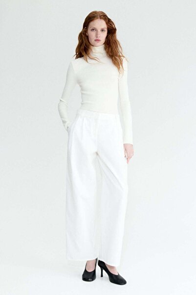 H&M Tailored cotton trousers