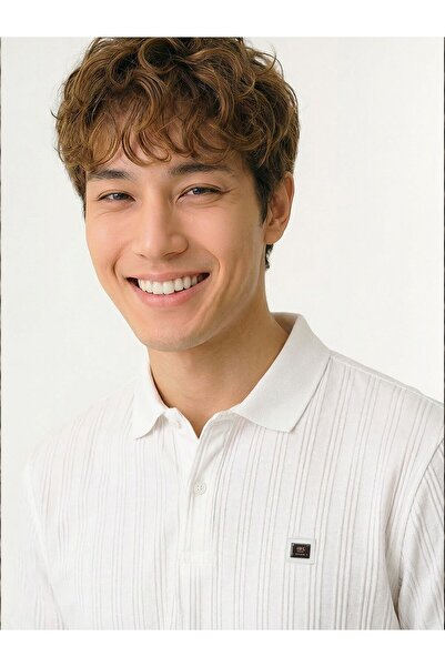 Loft Mânecă polo pentru bărbați cu ajustare normală