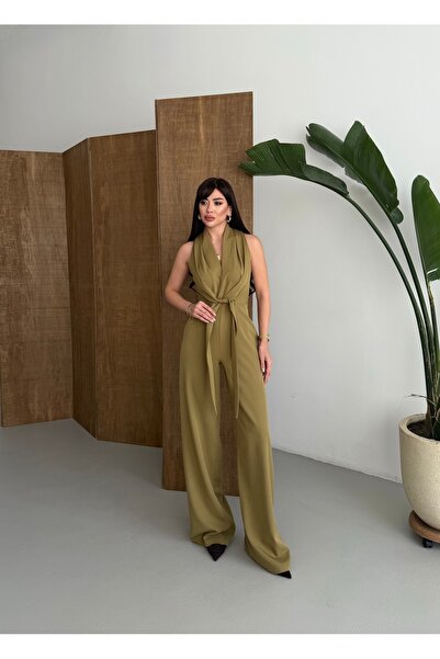 NEW STATION Remoda Tie-Detail jumpsuit