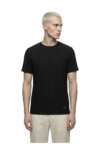 Loft تيشيرت رجالي ذو مقاس عادي وأكمام ذراع