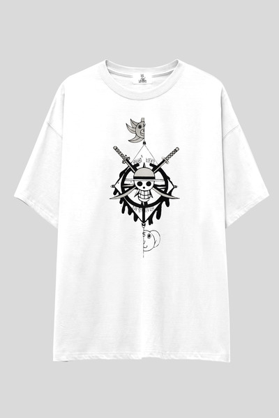 UmbraWear Tricou oversize One Piece |   Tricou unisex, 100% bumbac, cu imprim...