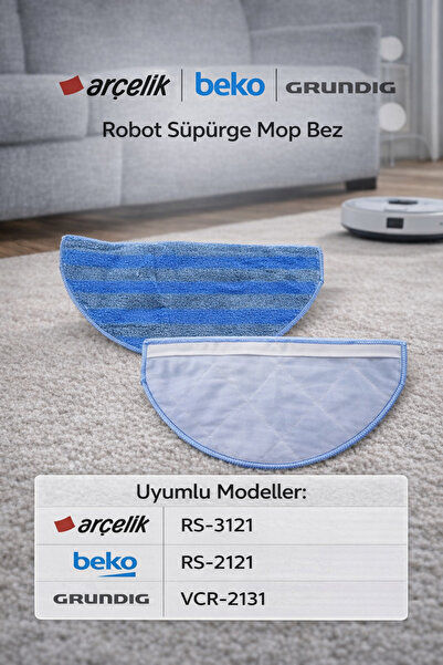 Arçelik Rs 3121 - Robot Vacuum Cleaner Mop, Original Cloth Mop