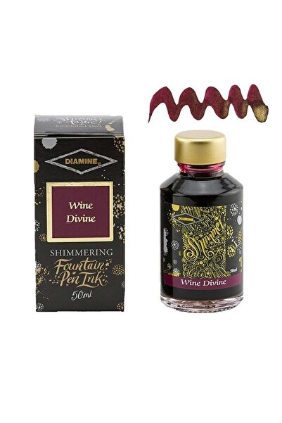 Diamine Ink Shimmering Mürekkep Wine Divine 50 ml