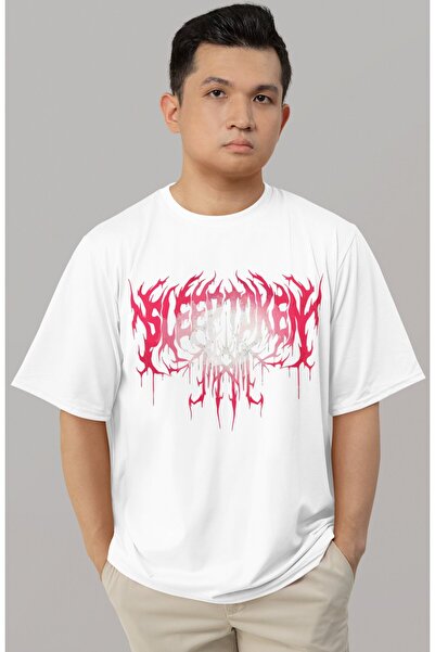 SEVBANO Dizajn Sleep Token Rock Metal Muzički Bend Tiskana Unisex Oversize Ma...