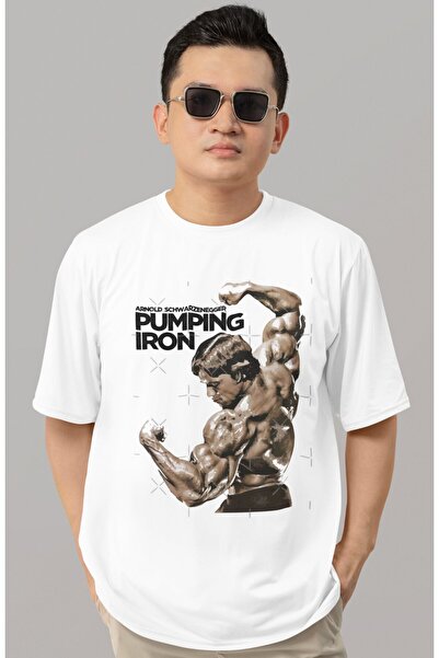 SEVBANO تي شيرت Design Arnold Pumping Iron لكمال الأجسام واللياقة البدنية وال...