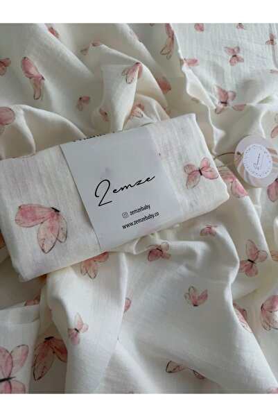 Zemze Baby Double Layer Patterned Muslin Baby Blanket