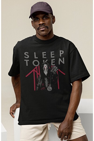 SEVBANO Dizajn Sleep Token Rock Metal Muzički Bend Tiskana Unisex Oversize Ma...