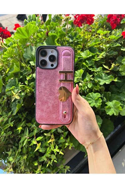 Eflatun Kılıf Kişiselleştirilebilir Deri Harfli Kılıf İphone 13 14