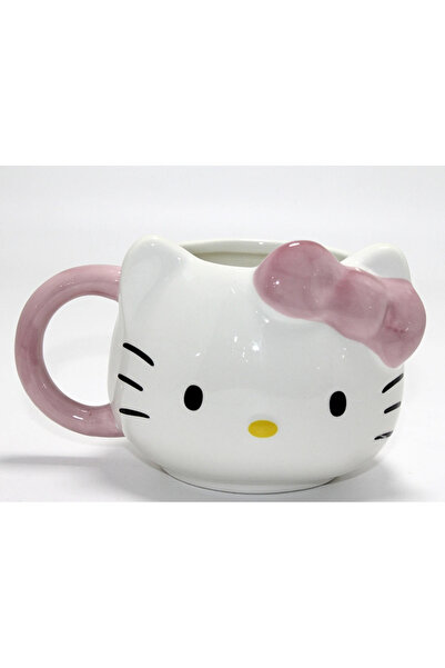 eco port 3d Hello Kitty Tasarımı Porselen Kupa Bardak Alk4506