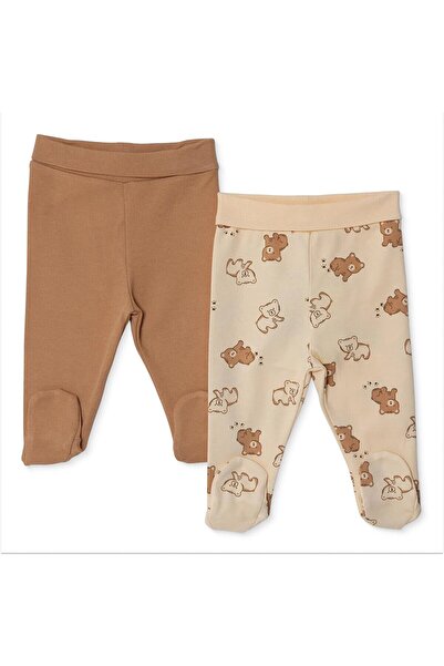 ebebek Hello Baby HelloBaby Erkek Bebek 2li Alt Hayvan Baskılı Patikli