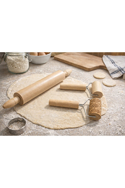 Kifnexwood Kif Nex Wood 3’lü Ahşap Hamur Seti