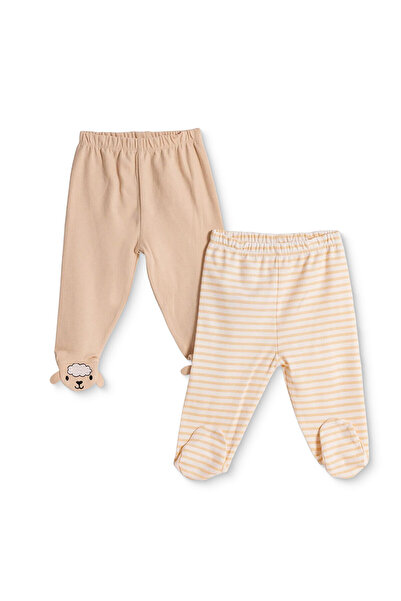 ebebek Hello Baby HelloBaby Erkek Bebek 2li Alt Hayvan Baskılı Patikli