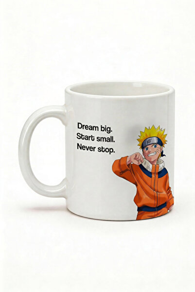 DeseneBak Naruto Baskılı Seramik Hediye Kupa Bardak Anime