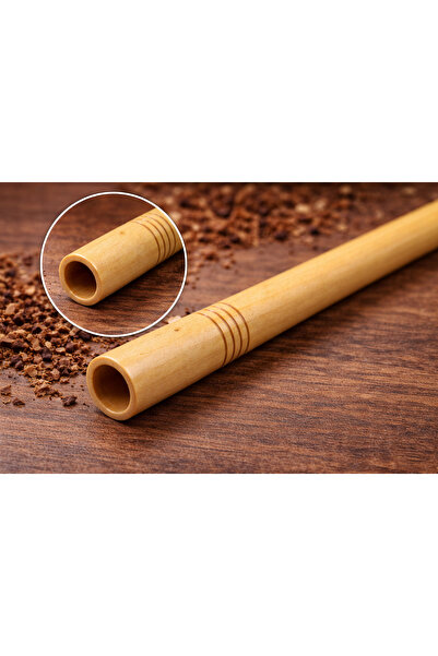 Han Tobacco Doğal Şimşir Ağacı Ağızlık – 14 cm – 6 mm / 6.5 mm Uyumlu Ahşap A...