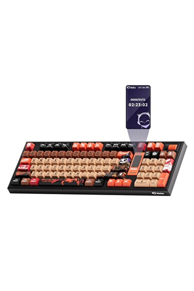 Hepta Collection Akko 5098B 1.47 '' TFT LCD Ekranlı Kablosuz Klavye Wasteland...