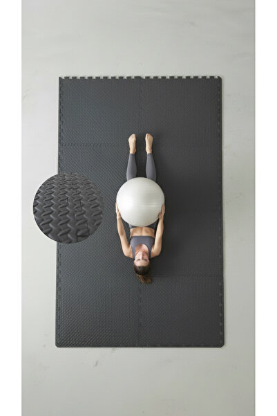 CARPAZAR Modern Zemin Matı 8 Parça Set 100x200 Kurulumlu Spor Pilates Fitness...