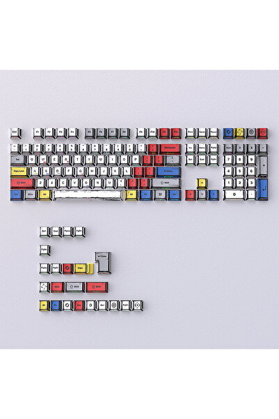 Choice1 New Side Top Print A Comic Style Colorful Mixed Light Keycaps Origina...
