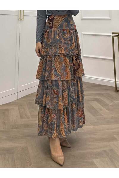 bezenstore KATLI ŞİFON ETEK